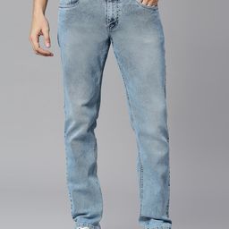 HERE&NOW Men Smart Slim Fit Heavy Fade Stretchable Jeans-picture-27