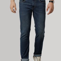 Voi Jeans Men Mid-Rise Comfort Slim Fit Light Fade Stretchable Jeans-image-101