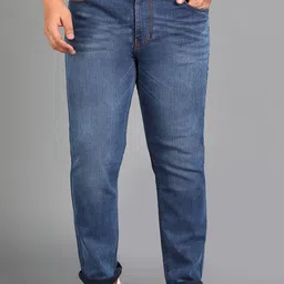 Urbano Plus Men Regular Fit Light Fade Stretchable Jeans-52