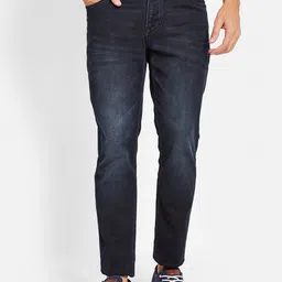 Octave Men Mid Rise Skinny Fit Clean Look Light Fade Stretchable Jeans-image-99
