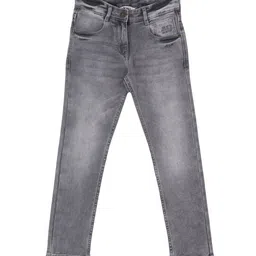 Cantabil Boys Grey Light Fade Stretchable Jeans-image-20