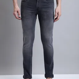 Cantabil Men Comfort Light Fade Jeans-image-31