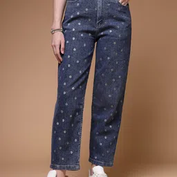 plusS Women Blue Clean Look Light Fade Stretchable Jeans-56