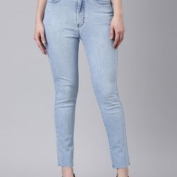 SHOWOFF Women Skinny Fit Light Fade Acid Wash Stretchable Jeans-picture-2
