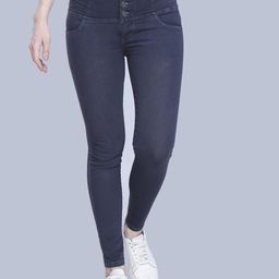 FCK-3 Women Steel Hottie High-Rise Embroidered Stretchable Jeans-image-100