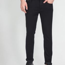 U.S. Polo Assn. Denim Co. Men Mid-Raise Clean Look Tapered Fit Stretchable Jeans-picture-25