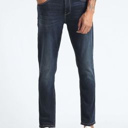 Flying Machine Men Tapered Fit Mid Rise Clean Look Stretchable Jeans-picture-16