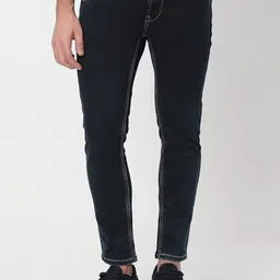 Mufti Men Tapered Fit Light Fade Stretchable Jeans-picture-18