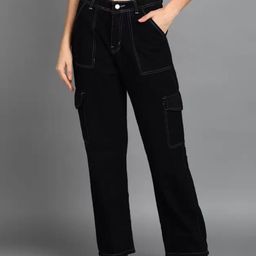 BAESD Women Straight Fit Clean Look Cotton Jeans-image-21
