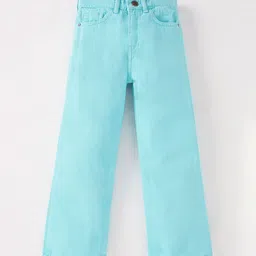 Ed-a-Mamma Girls Wide Leg Stretchable Cotton Jeans-image-38