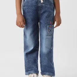 Nauti Nati Boys Jean Cotton Mid-Rise Light Fade Printed Jeans-image-85