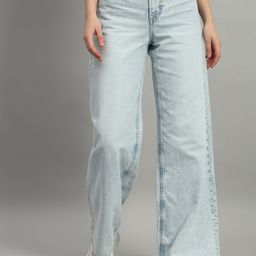 BROOWL Women Flared High-Rise Clean Look Stretchable Jeans-image-38