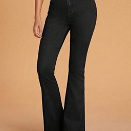 Next One Women Smart Bootcut High-Rise Slash Knee Cotton Stretchable Jeans-picture-43