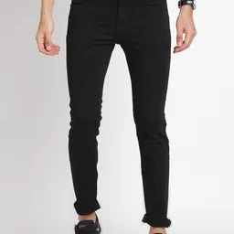 Turtle Men Narrow Tapered Fit Slash Knee Stretchable Jeans-image-37