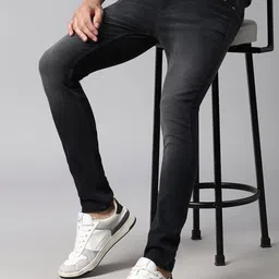 Dennis Lingo Men Slim Fit Stretchable Light Fade Jeans-image-85