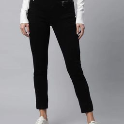 Global Republic Women Comfort Slash Knee Stretchable Jeans-image-10