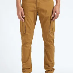 Flying Machine Men Slim Fit Mid-Rise Stretchable Cargo Jeans-picture-29