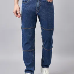 STUDIO NEXX Men Relaxed Fit Clean Look Stretchable Jeans-image-94