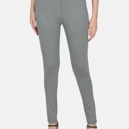 Albion By CnM Women Slim Fit Low Pure Cotton Distress Stretchable Jeans-image-89