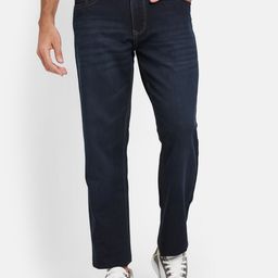 Octave Men Mid-Rise Clean Look Cotton Jeans-image-45