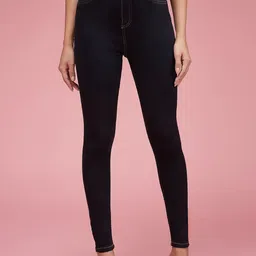 Miss Chase Women Skinny Fit High-Rise Heavy Fade Stretchable Jeans-image-49