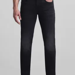 Jack & Jones Men Clark Mid-Rise Heavy Fade Stretchable Jeans-picture-42