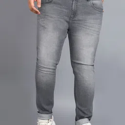 Urbano Plus Men Clean Look Heavy Fade Stretchable Jeans-image-71