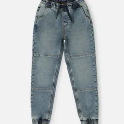 Pepe Jeans Boys Heavy Fade Stretchable Denim Joggers-image-98