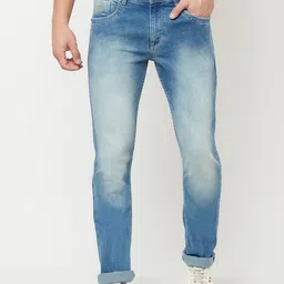 Cantabil Men Cotton Heavy Fade Stretchable Jeans-image-54