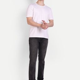 Mast & Harbour Men Black Mid-Rise Micheal Slim Fit Clean Look Heavy Fade Stretchable Jeans-image-95