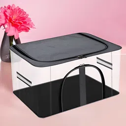 Kuber Industries Grey Regular Cloth Storage Organiser-38