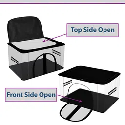 Kuber Industries Black Regular Multi-Utility Organisers image 3