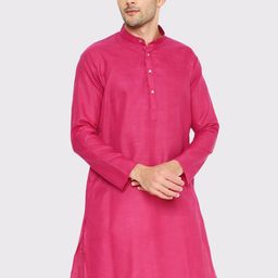 Maharaja Mandarin Collar Straight Kurta-43