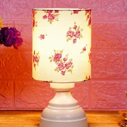 foziq White Printed Table Lamp-11
