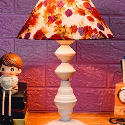 foziq White Printed Table Lamp-23