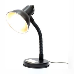 SPARK WORLD Black Aluminium Contemporary Bell Shaped Table Lamp-23
