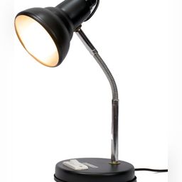 SPARK WORLD Black Contemporary Bell Shaped Table Lamp-34