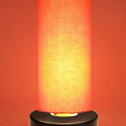 Devansh Orange Shade & Iron Base Table Lamp-50