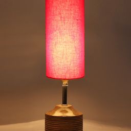 Devansh Red Textured Table Lamps-picture-11