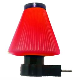 SPARK WORLD Red Textured Acrylic Quirky Frusturical Shaped Table Lamp-34