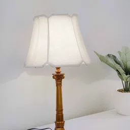 Fos Lighting White Aluminium Column Table Lamp-27