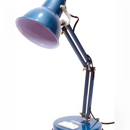SPARK WORLD Blue Aluminium Quirky Abstract Shaped Table Lamp-48