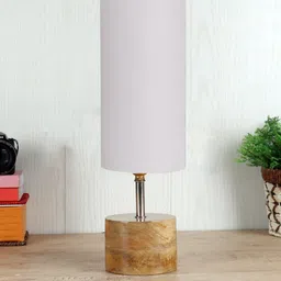 Devansh Grey & Beige Traditional Table Lamp-49