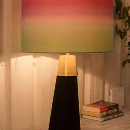 Grated Ginger Black Velour Table lamp-51