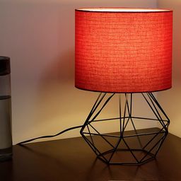 Craftter Unisex Red Table Lamps-25