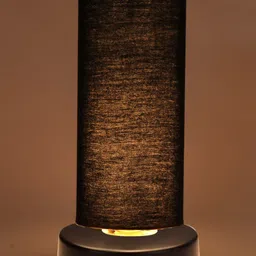 Devansh Black Shade & Iron Base Table Lamp-13