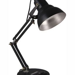 SPARK WORLD Black Metal Contemporary Bell Shaped Table Lamp-image-94
