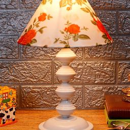 foziq White Printed Table Lamp-37