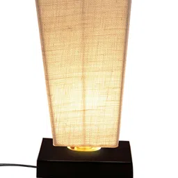 Devansh White Shade & Iron Base Table Lamp image 2