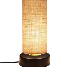 Devansh Beige Solid Jute Shade Table Lamp image 3